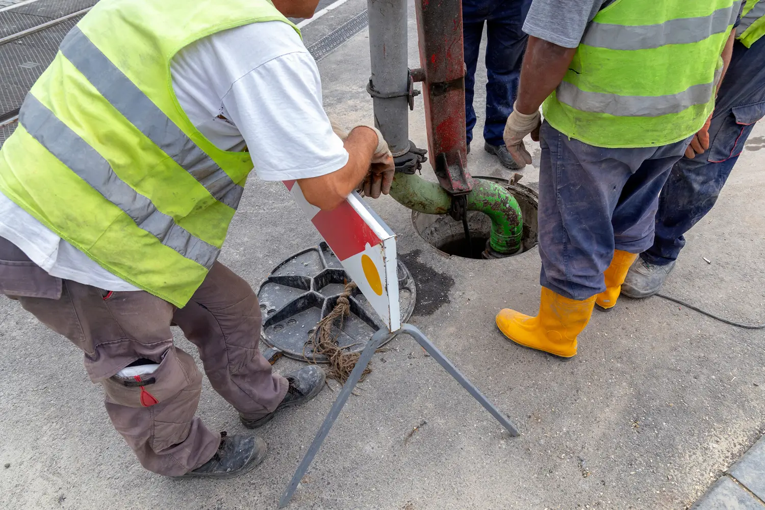 CCTV drain survey inspection in Wye